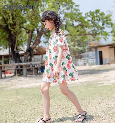 Kids Clothing Girls Summer Flower Dresses Bohemian  kids skirt dress Wholesale