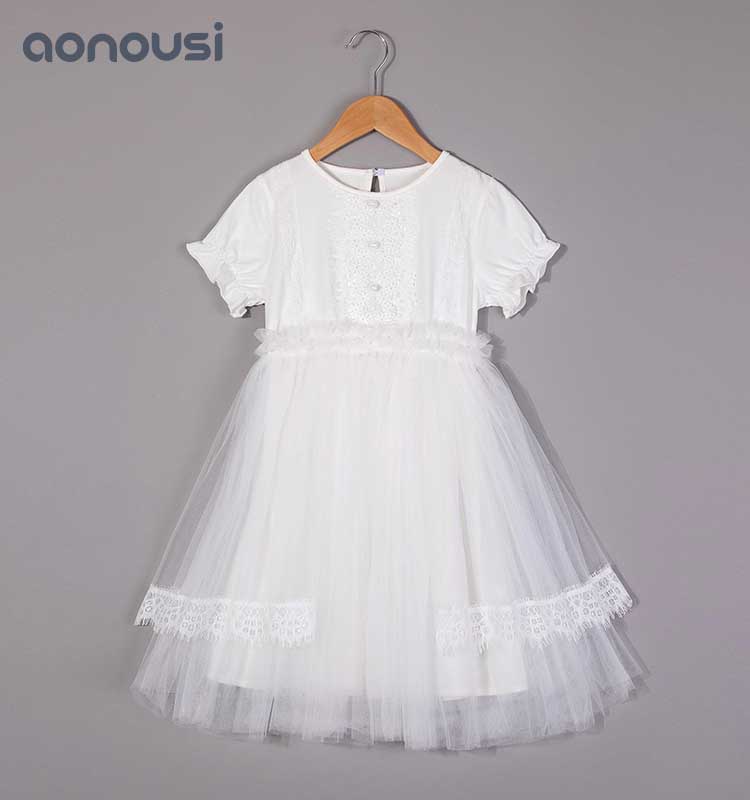 Girls lace dress&skirt,summer dress, children's waistcoat skirt, new Korean version of children's Princess skirt 2019