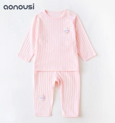 Autumn long-sleeved cotton baby clothing sets autumn and winter clothes for 0-3 year-old babies