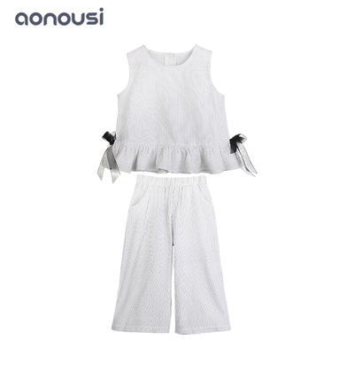 Girls' summer clothes 2019 new fashionable  children's two-piece wholesale girls outfits summer big children's clothes girls' summer suits