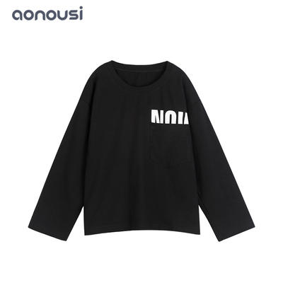 Girls kids long sleeves t shirt new style cotton thin girls top wholesale