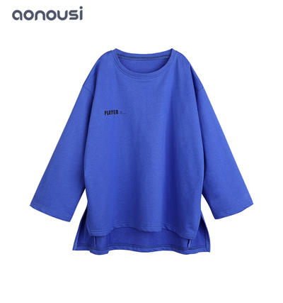 2019 Autumn new design children clothing causal clothes t shirt girls top wholesale clothes