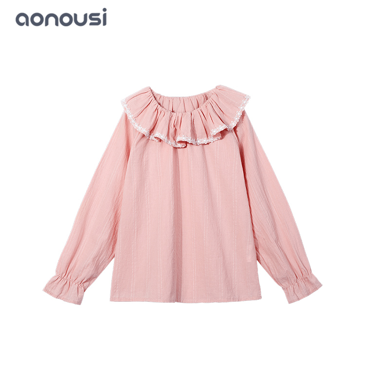 Kids clothes t shirt 2019 Autumn winter Korean version lovely style long sleeves t shirt wholesale girls t shirts