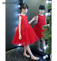 kids evening dresses princess dresses Flower girls wholesale  dress Piano performance dress small host evening dress