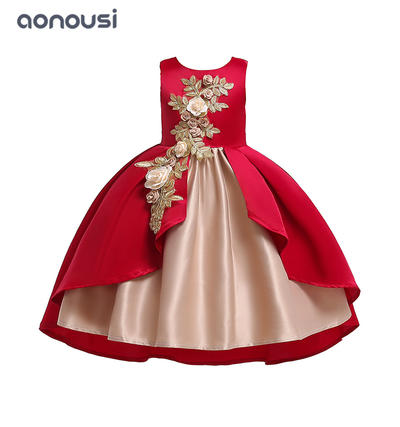 children evening dresses wedding flower dresses host piano performance high-end dresses girls wholesale