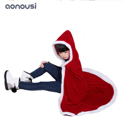 christmas baby cloths yule ball cape wholesale girls boys European America sexy red cape