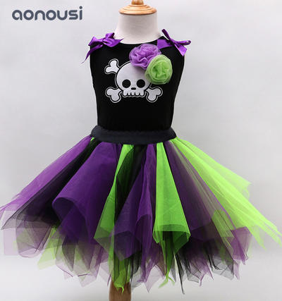 Halloween clothes 2019 new style Christmas dresses for little girls sleeveless  shirt wholesale girls boutique outfits