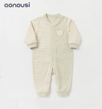 Baby jumpsuits wholesale boys girls baby long sleeves climb cotton clothes