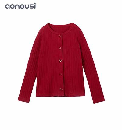 children sweaters Autumn winter Article pit girls coat candy color cardigan fashion kid clothes girls top wholesale